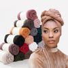 New Breathable Crumpled Scarf For Women Girls Solid Scarves Soft Cotton Wrinkle Pashmina Shawl Foulard Winter Warm Wrap Shawls