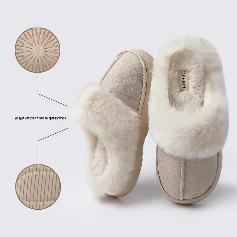 

Высококачественные нескользящие плюшевые хлопковые тапочки для женщин и мужчин - толстая подошва, идеально подходят для осенне-зимнего использования. 40-41