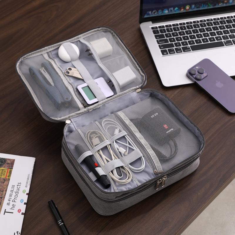Borsa Organizer Impermeabile Multifunzione per Cavi da Viaggio e Auricolari