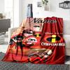 Custom Name Incredible Family Adventure flannel Blanket for Super Soft Cute Comfort Blanket for Travel Bedding Couch Sofa Blanket