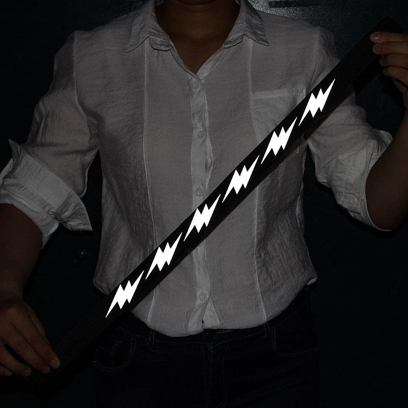 Sicherheits Silber Reflektierendes Band Aufbügelbares Wärmeübertragungs-Vinylfolie Aufkleber DIY Band für Kleidung