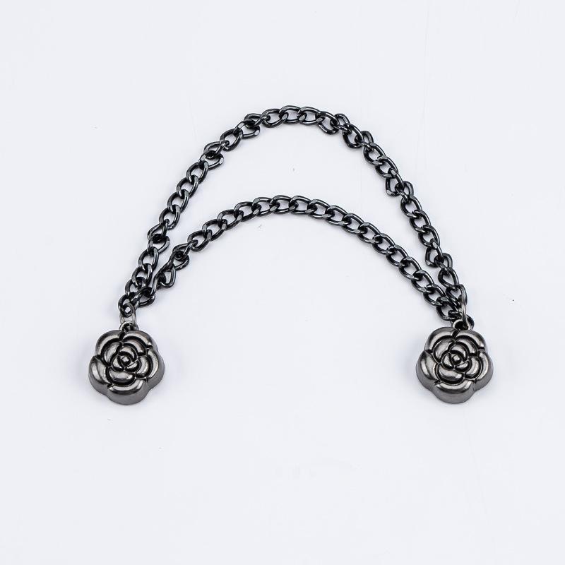 Wielofunkcyjny Magnetyczny Klips do Ubrań z Łańcuszkiem Metalowe Guziki Klips Ubrania Szalik Nogawki Spodni Mankiet Mocujący Magnes Pin