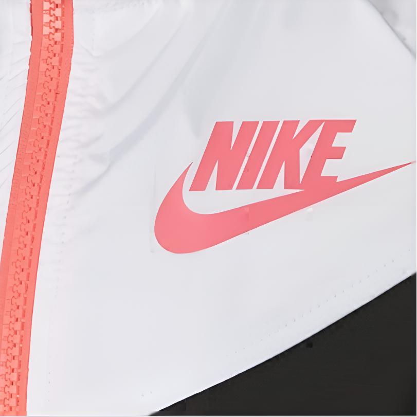 Nike Kids Letter Logo Print Spliced Hooded Zip Jacket Kids Jackets Black NY2032140PS-001