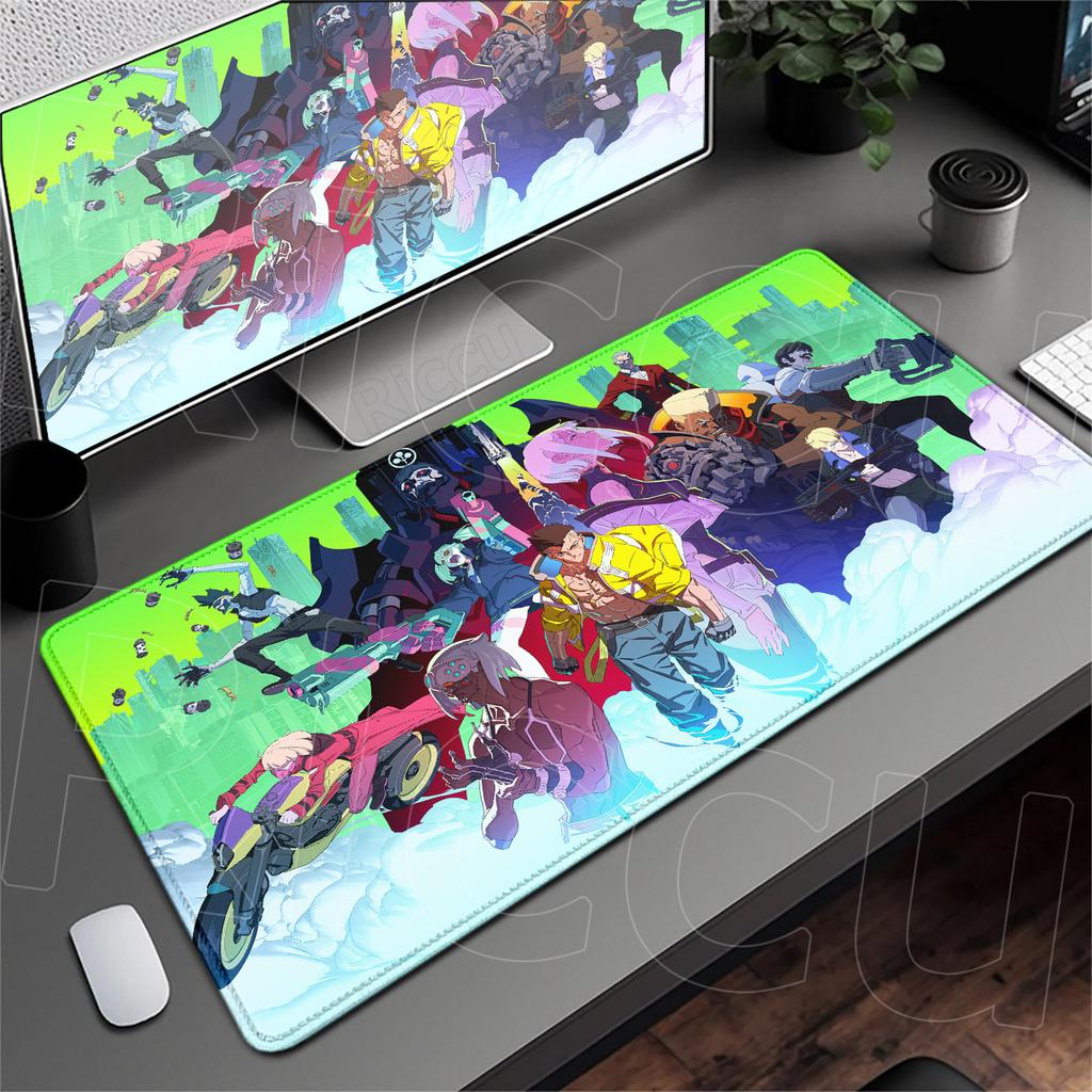 Kawaii Anime Girl Deskmat HD Printing C_cyberpunk Non-slip Mouse Pad XXL Laptop Gamer Dragon Speed Keyboard Rug Durable Washable
