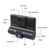 1080P Araba DVR 3 Kamera Lens 4 İnçlik Dikiz Kamerası Geri Görüş Kamerası Dahil TF Kart Video Kaydedici Otomatik Kayıt Cihazı