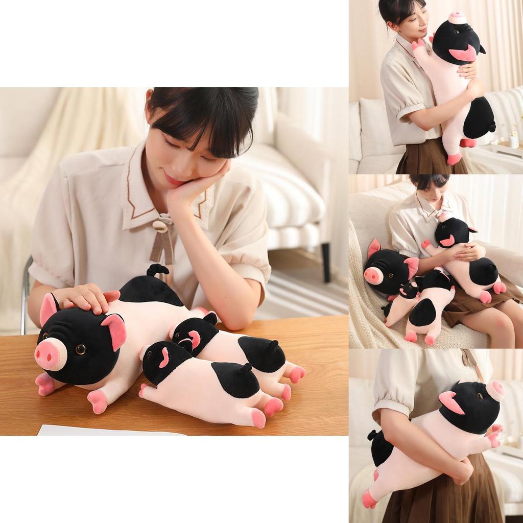 Adorable Cute Miniature Pig Plush Doll Cozy Soft Stuffed Animal For Girls Dorm Room
