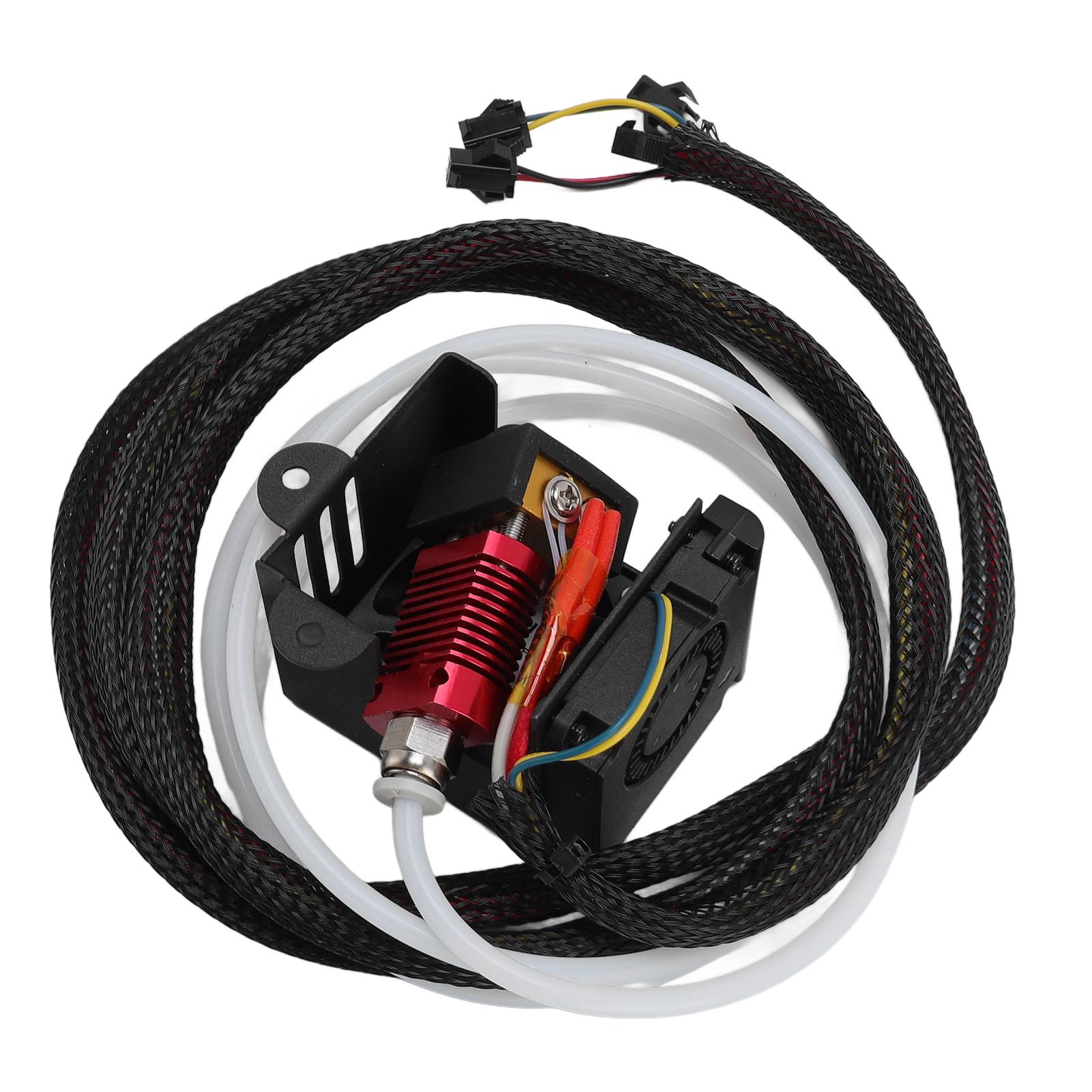 

Полностью собранный хотенд для Ender 5 Алюминиевый нагревательный блок Сопло Вентилятор охлаждения Экструдер Комплект горячего конца