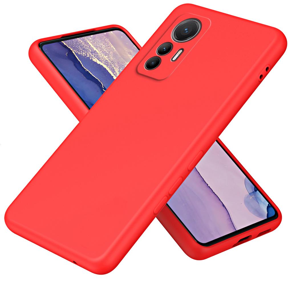 Luxury Liquid Silicone Case For Xiaomi Mi12 Lite 12Lite Fundas Shockproof Soft Phone Cover Xiaomi Mi 12 Lite Case