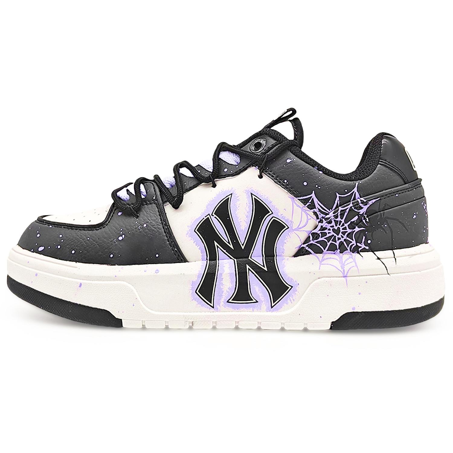 

MLB Chunky Liner EIGHT% Unsleepy Abrasion Resistant Low top Skateboard Shoes Unisex Black Purple 3ASXCA12N-50WHS(Team131-2) 39