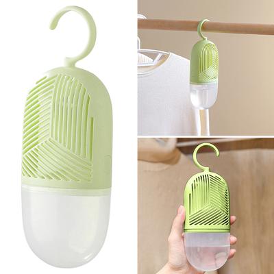 Clothing Dehumidifier Box Reusable Hanging Dehumidifier Packs Moisture-proof with Water Collector&Hook for Home Bedroom Kitchen