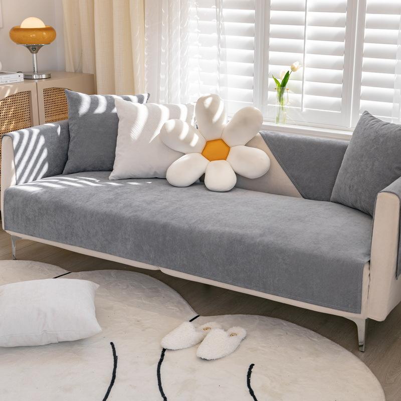 Vier Jahreszeiten Einfacher Stoff Wasserdichtes Sofakissen Nordisch Rutschfest Urinisolierung Sofa Sitzkissen Bezug