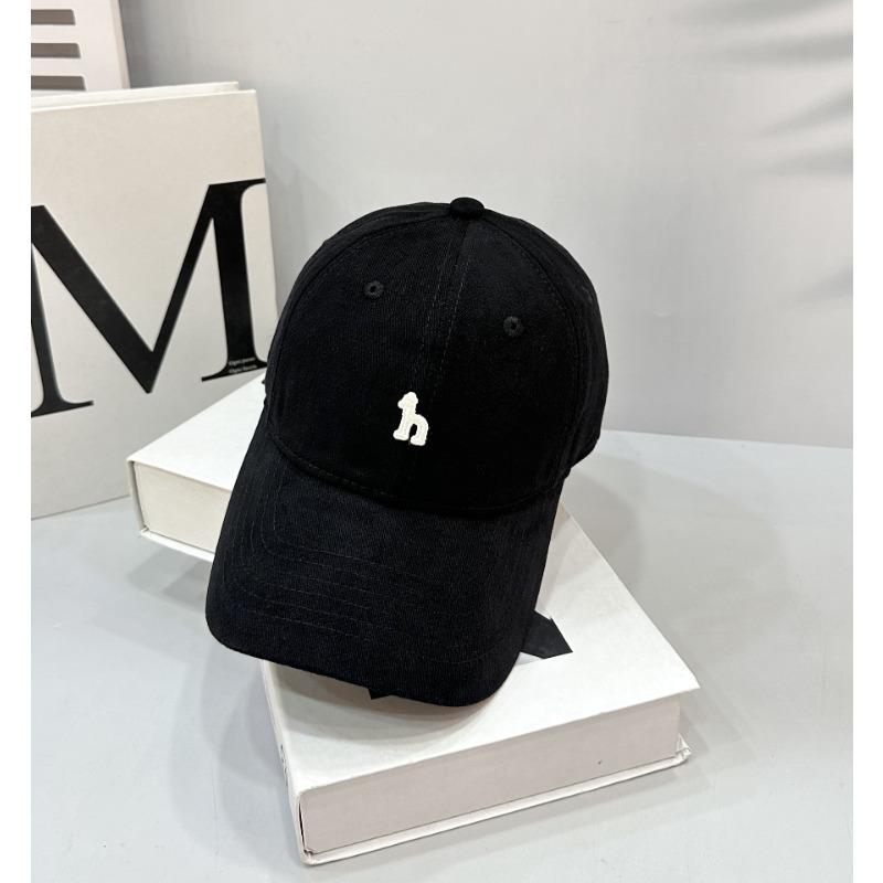 Four Seasons Embroidered Baseball Cap Children's Fashion Versatile Large Wide Soft Top Cap Men