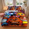 Five Nights Freddy'S Characters Print 3Pcs Bedding Setduvet Cover With 2 Bedropillowcase Home Birthday Gift