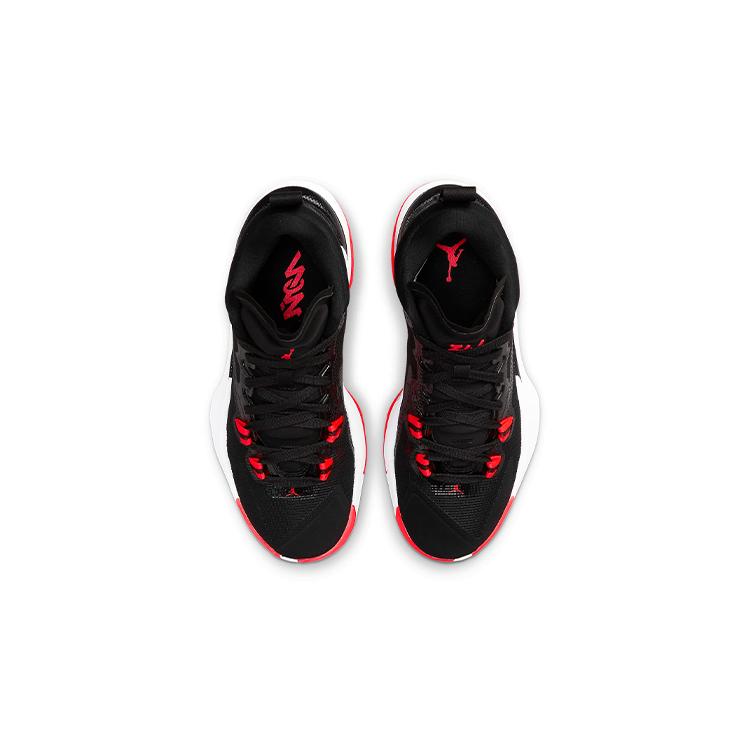 Jordan Zion 1 'Infrared' Zion Mid Top Basketball Shoes Black Red Unisex DA3131-006