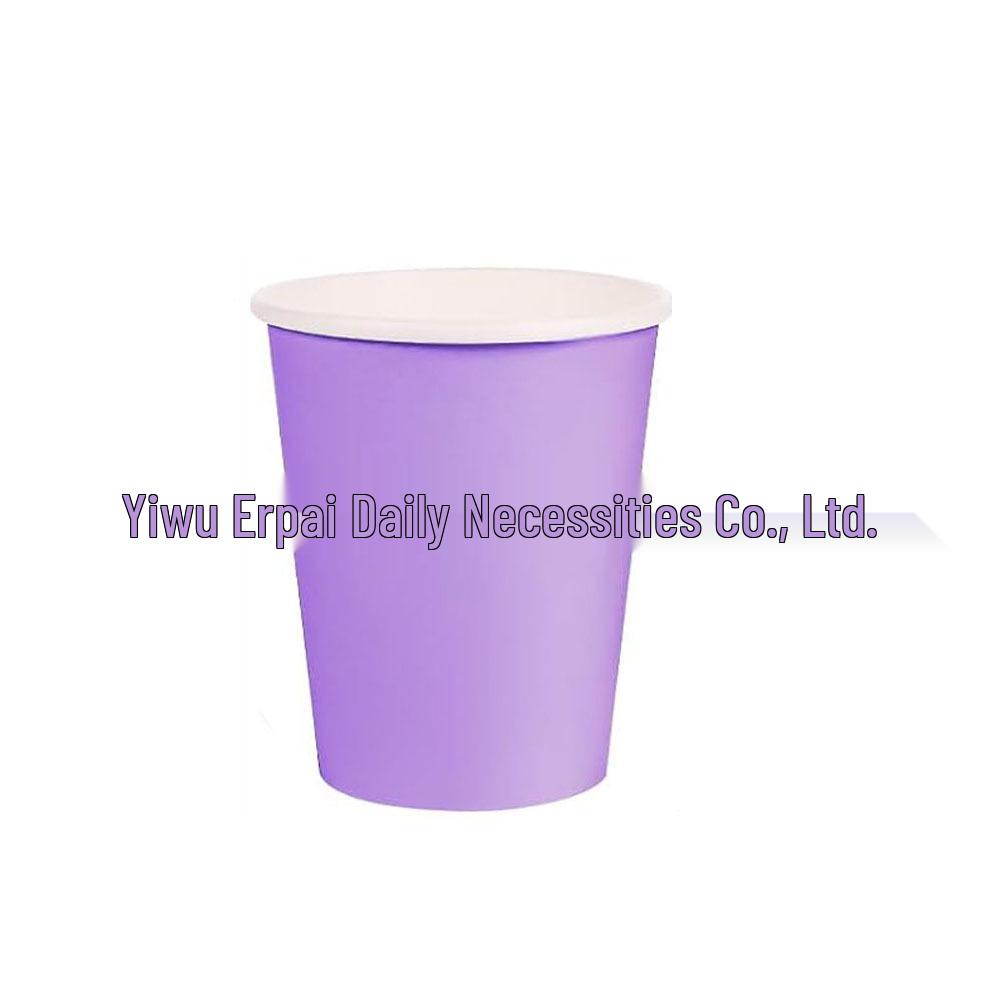Purple Party Disposable Tableware Set: Plates, Cups, Napkins, Cutlery