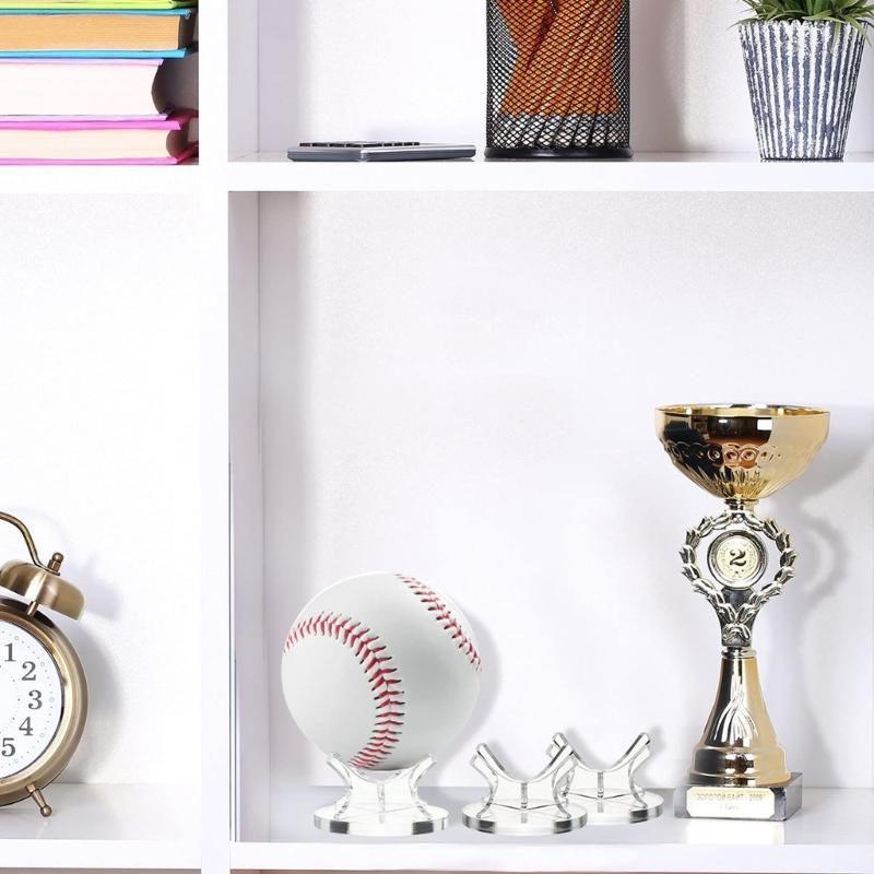Baseball Display Stand for Baseball Golf Softball Tennis Balls Acrylic Small Balls Stand Holder Sport Balls Display Rack