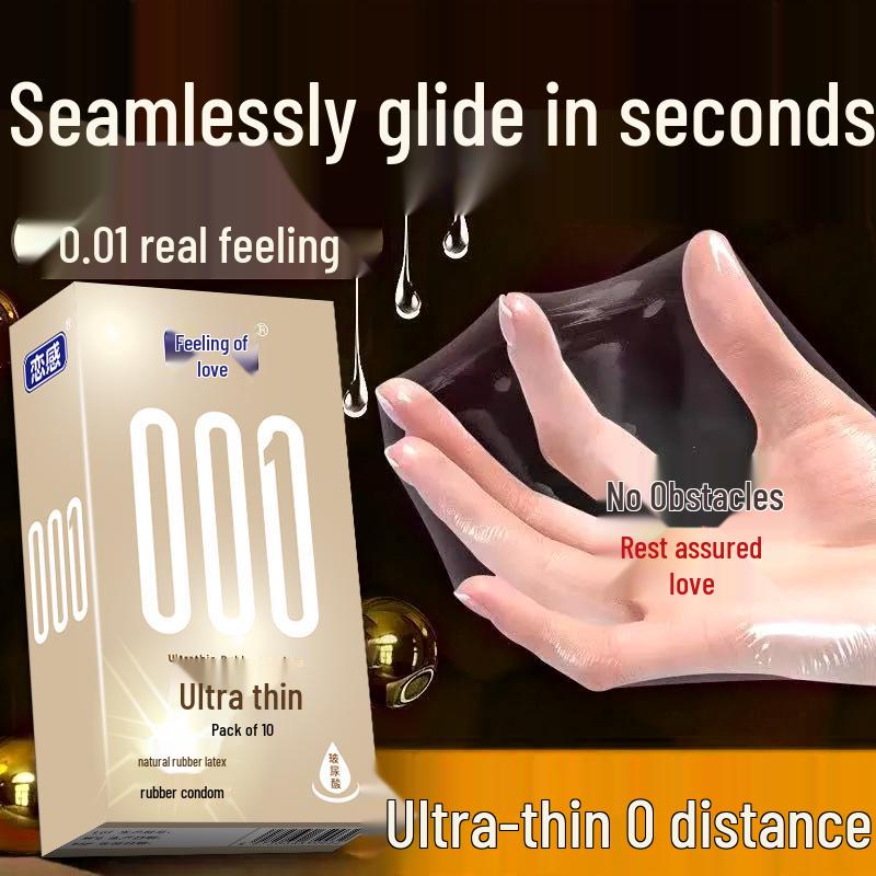 Ultra-Thin Hyaluronic Acid Condoms for Men - Long-Lasting and Safe Adult Contraceptives
