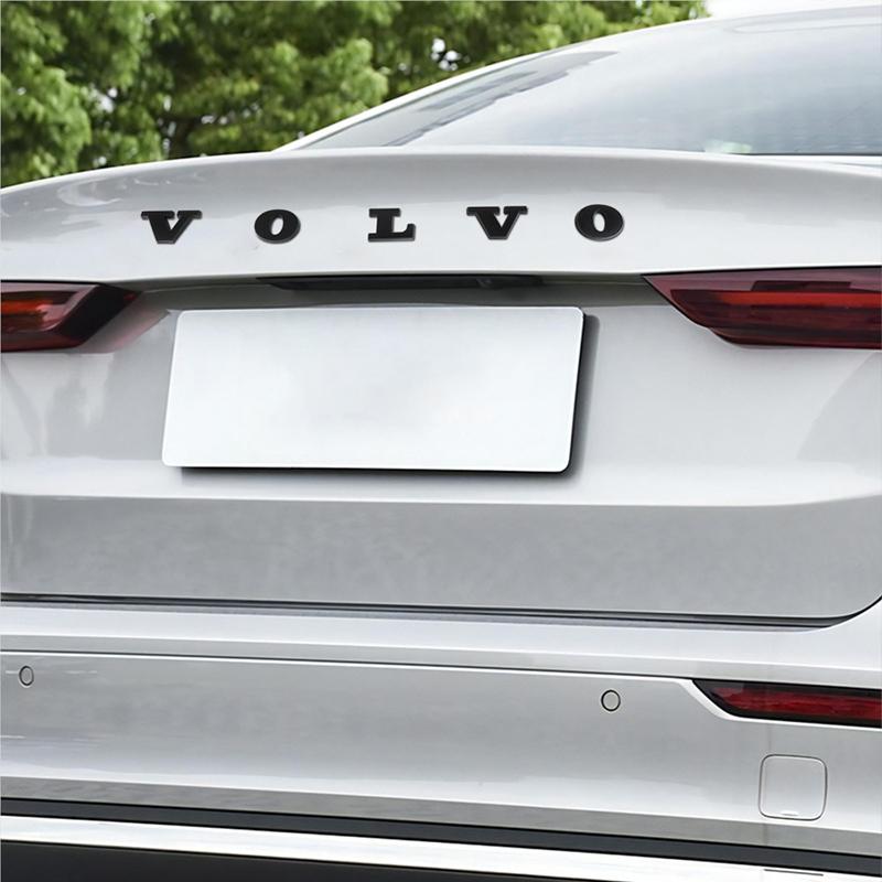 Car Abs 3D Letter Stickers Volvo Trunk Logo Stickers Volvo XC60 Xc90 V40 V60 S60 V50 V90 S80 C40 XC40 V70 XC70 C30 C70 Rdesign