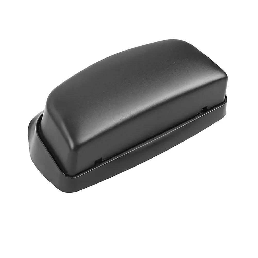 Auto-Sonnenbrillen-Organizer-Box für Tesla Model 3 für Modell Y 2020-2024, ABS, schwarzer Sonnenbrillenhalter, Brillenetui