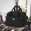 BAFASO Barber Tool Bag Black, Hairdressing & Grooming Supplies Organizer with Dividers, 2 Storage Pouches & Insulated Lining, Bag Only