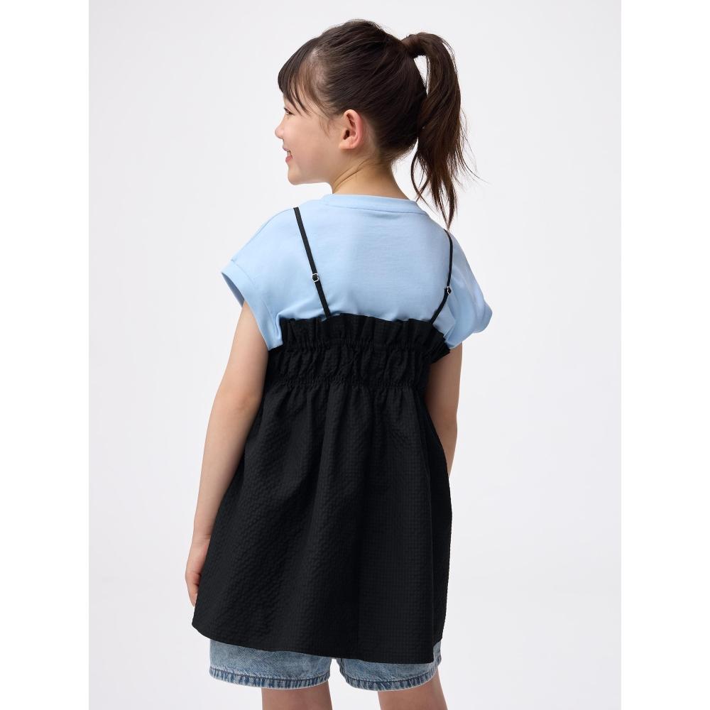 GU by Uniqlo Girls 2 Piece Camisole Tunic  Short Sleeve 