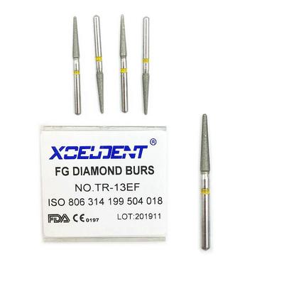 10 Stücke Dental Diamant Bohrer Bohrer FG 1,6 Mt für Zähne Porzellan Keramik Verbund Polieren Hochgeschwindigkeitshandstück TR-13EF