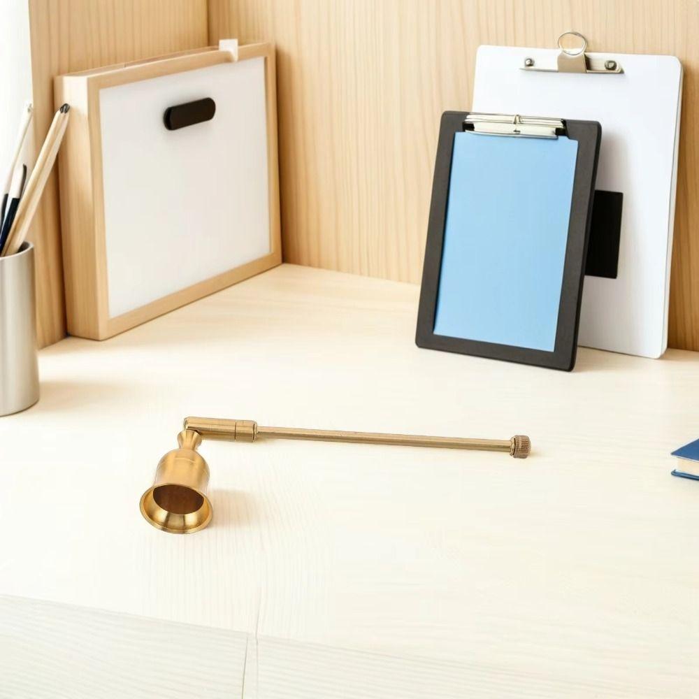 Long Handle Candle Extinguisher Multi-colored Metal Wick Flame Cover Candle Flame Stopper  Gift