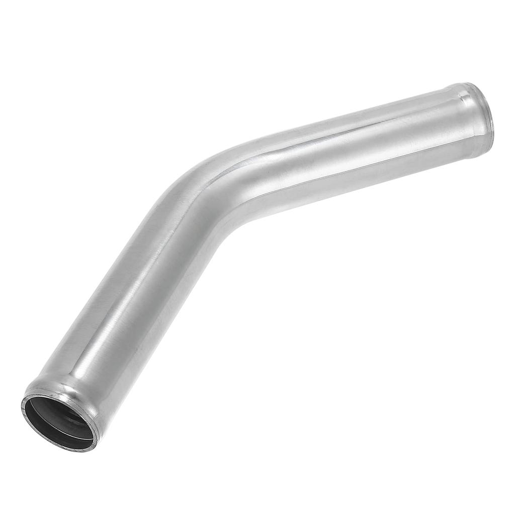 X AUTOHAUX Aluminum Alloy Intercooler Pipe Air Intake Silver for Cars 1.5-inch 45-Degree Tube, Tone,