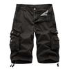 2025 Men's Multi-Pocket Cargo Camouflage Mid-Length Shorts for Casual and Sports Activities