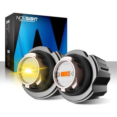 Novsight L1B LED Fog Lamp, White (9000 LM/6,500k), Memory Function, Vehicle Inspection Compatible, DC