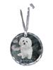Bichon Bolognese, Bolo, Botoli, Bottolo - Crystal Bauble with a Photo, Dog Photo In Crystal, Personalized Christmas Tree Ornament by Brand