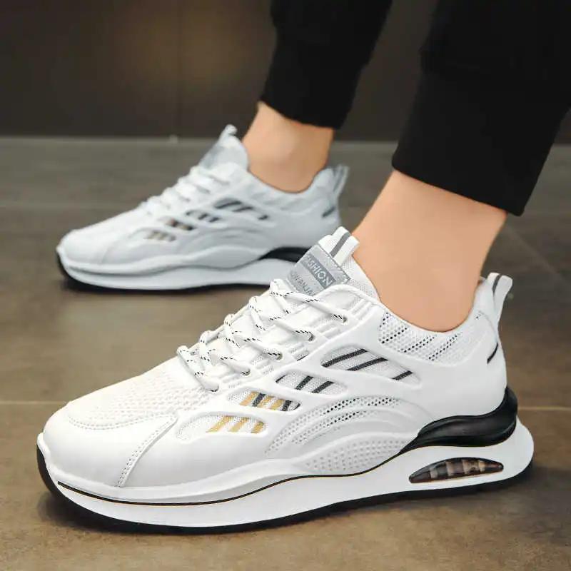 Fashion Parkour Air Cushion Luxury Loafers Women High Heel Boots Shoes Women's Sneakers Height Sport Fashion Trnis Team Luxery Real