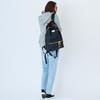Fredrick Packers 420D Tagesrucksack, Packcloth Nylon, schlichtes Design, Damen, Schwarz