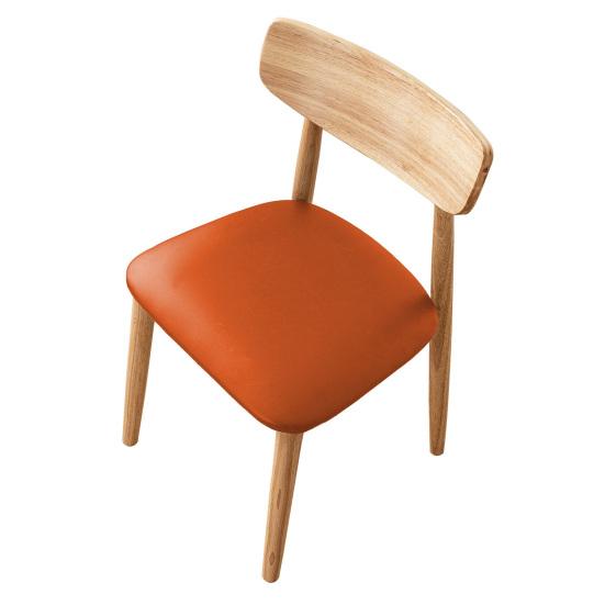 Vodotěsný potah na sedák židle Jednobarevný Šetrný k pokožce Odolný proti opotřebení Odolný proti oleji Univerzální Snadná instalace Ochranný potah na jídelní židli