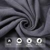 Fleece Sleeping Bag Blanket for Indoor and Outdoor Ideal for Car Large, Warm, Multi-functional Use, Camping, Washable, Zippered, Envelope-style (gray)