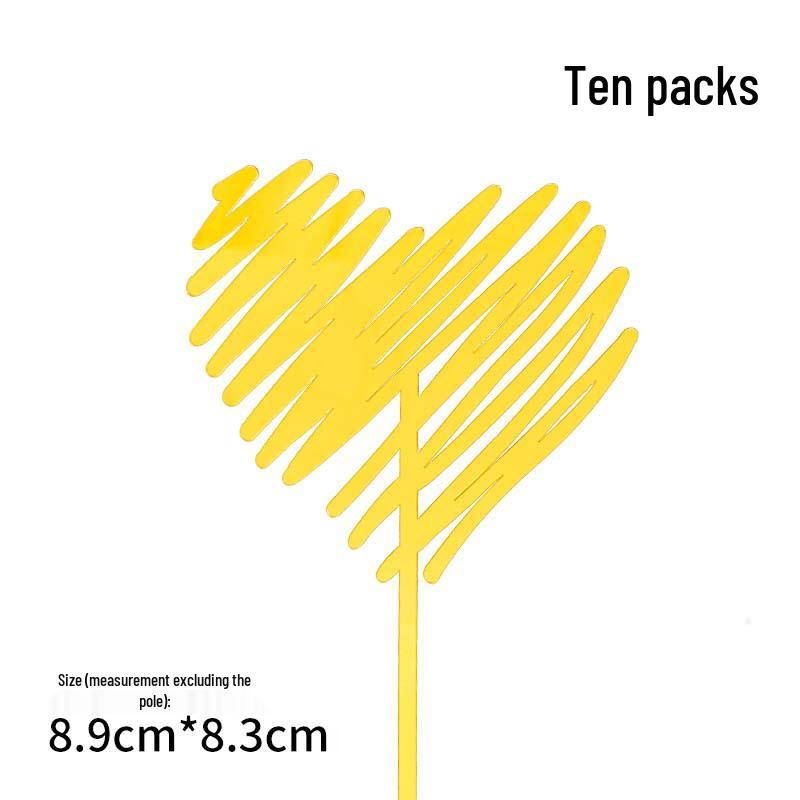 50-Pack Acrylic 'Happy Birthday' Cake Toppers - Popular Party Decorations with Free Shipping