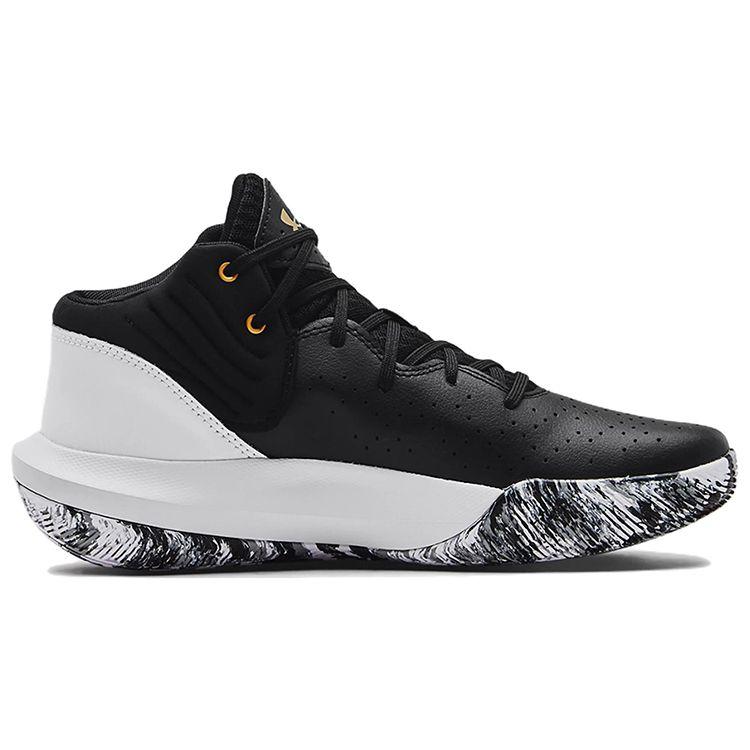 Under Armour Unisex Jet 21 Black White Metallic Gold 3024260-006