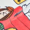 Nishikawa Snoopy Cushion in Blanket, 100x70cm, Washable, PEANUTS 75th Anniversary Face 3D Cushion, White, FQ95407604, PN5656BD