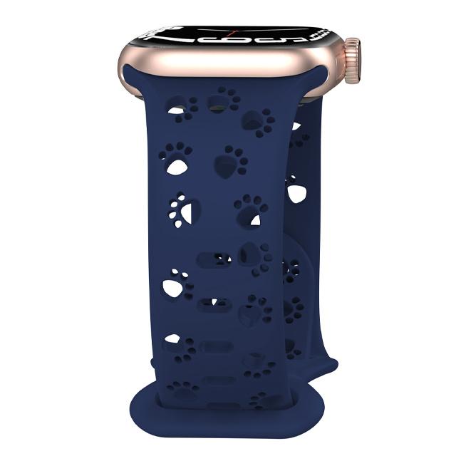 Dog Paw Silicone Strap for Apple Watch Band 49mm 46mm 45mm 44mm 41mm 40mm 38mm Correa Bracelet Series 10 9 8 7 6 5 4 3 SE Ultra2