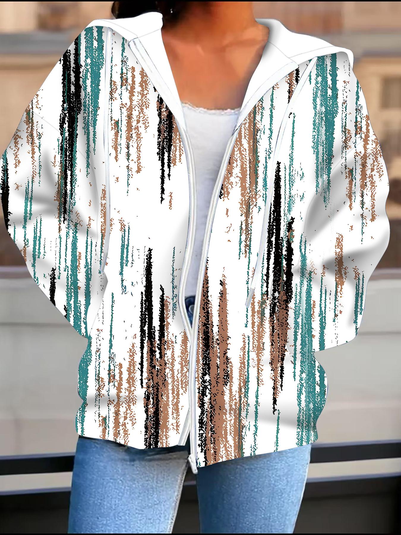 

Leopard Print 3D Printed Hooded Cardigan Plus Size Autumn Winter Retro 6XL зелёный