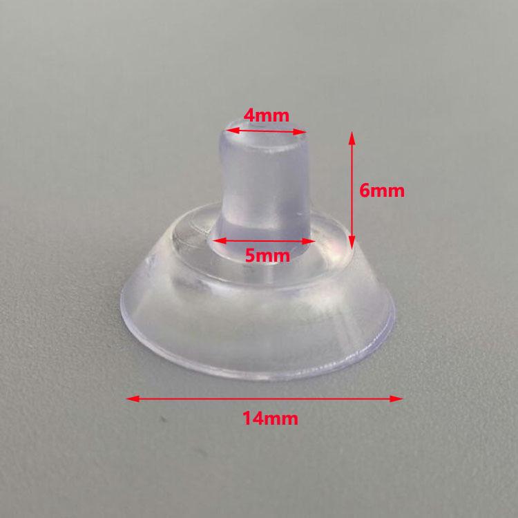 

Pore-Free Transparent Mushroom-Shaped Suction Cup Holder for Glass Partitions