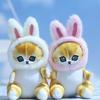 Plush Cute Adorable Cat Keychain Cartoon Stuffed Animal Pendant For Bags Accessories And
