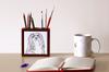 Lhasa Apso – Pen holder with a dog, desk organizer with a print | Art-Dog