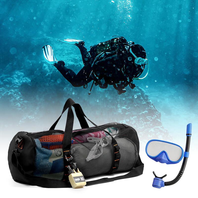 Miflame Large Mesh Beach Tote Bag