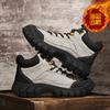 Mens High Top Leather Casual Shoes Fashionable Comfortable Sports Sneakers for Driving Hiking Outdoor Activities