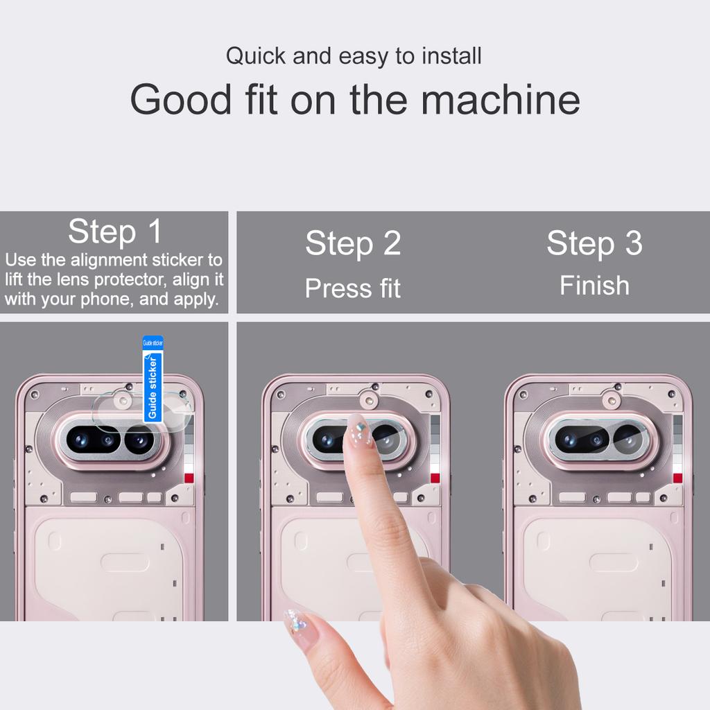 For Nothing Phone 4a 5G Glass IMAK High Definition Integrated Thin Glass Lens Film