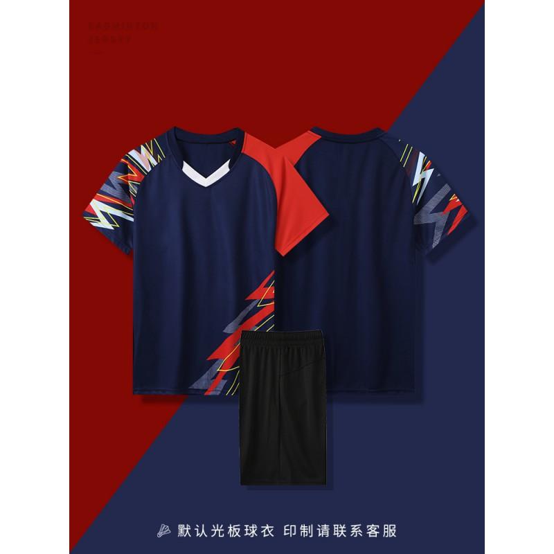 Quick Dry Badminton Shirt Shorts Set Men Women Tennis Table Volleyball Training Competition