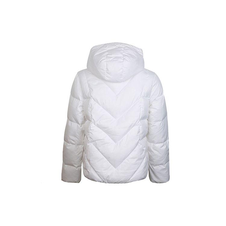 Adidas Neo Sports Casual Breathable Hooded Jacket Down Coat Winter Women Outerwear White DU2359