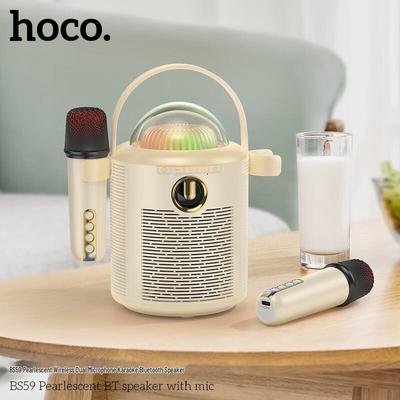 Hoco BS59 Wireless Karaoke Speaker with Dual Mics CN Plug (adapter Included)