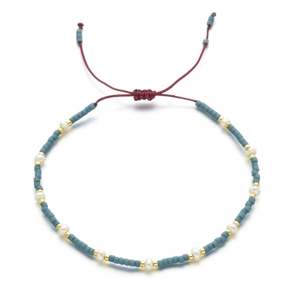 Thin Design Beaded Bracelet Bohemian Style Hand-woven Bracelet Friendship Bracelet Daily Casual